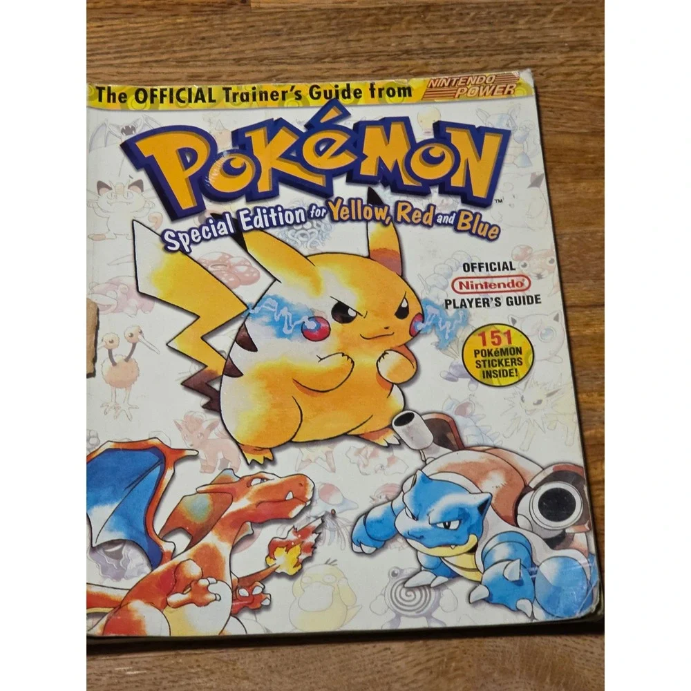 Pokemon Special Edition Yellow Red Blue Official Nintendo Power Players Guide